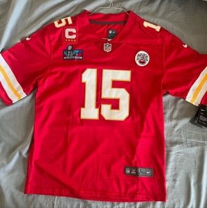 Chiefs 2023 Super Bowl LVII Patrick Mahomes “On Field” Nike dry fit jersey. NWT.